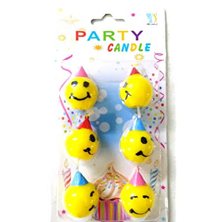 smiley-candle-6-pcs-set